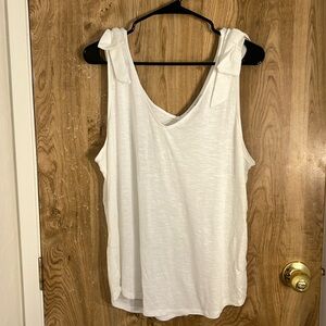 White Bow Tank Top WHBM